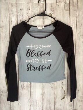 Ruby & Lace Girls Casual Crew Neck Long Sleeve Top Shirt Size Medium